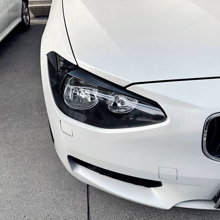 Gloss Black Headlight Trims for BMW F20 F21 1 Series 11-14 - Carbon Factory