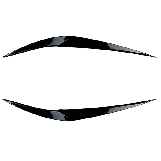 Gloss Black Headlight Trims for BMW F48 X1 16-22 - Carbon Factory