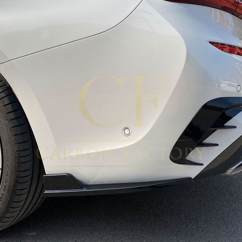 Gloss Black Rear Bumper Spats for BMW 3 Series G20 G21 Pre-LCI 19-22 - Carbon Factory