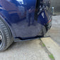 Gloss Black Rear Bumper Spats for BMW G01 X3 LCI 22-24 - Carbon Factory