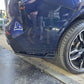 Gloss Black Rear Bumper Spats for BMW G01 X3 LCI 22-24 - Carbon Factory