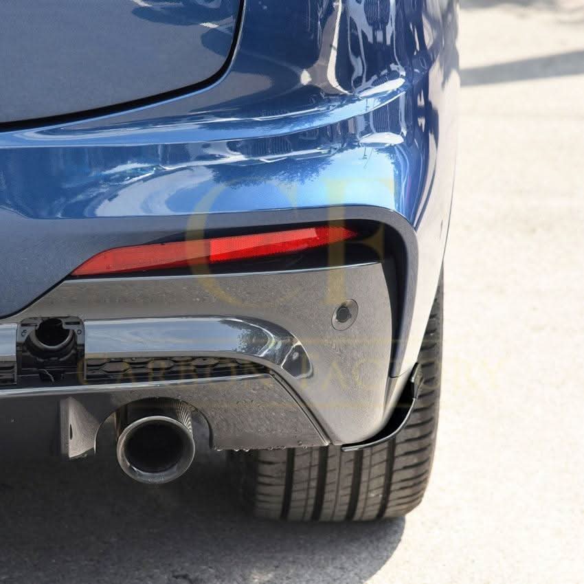 Gloss Black Rear Bumper Spats for BMW G02 X4 Pre-LCI 18-21 - Carbon Factory
