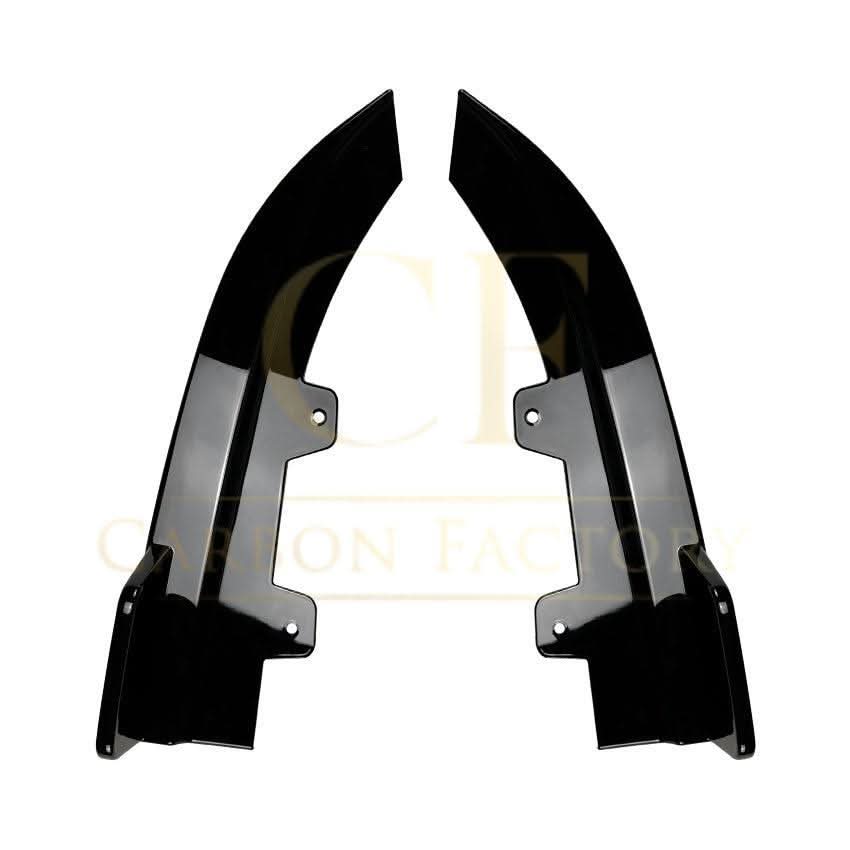 Gloss Black Rear Bumper Spats for BMW G22 G23 4 Series 20-Present - Carbon Factory