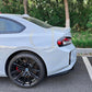 Gloss Black Rear Bumper Spats for BMW G87 M2 23-Present - Carbon Factory