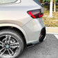 Gloss Black Rear Bumper Spats for BMW U11 X1 2022-Present - Carbon Factory