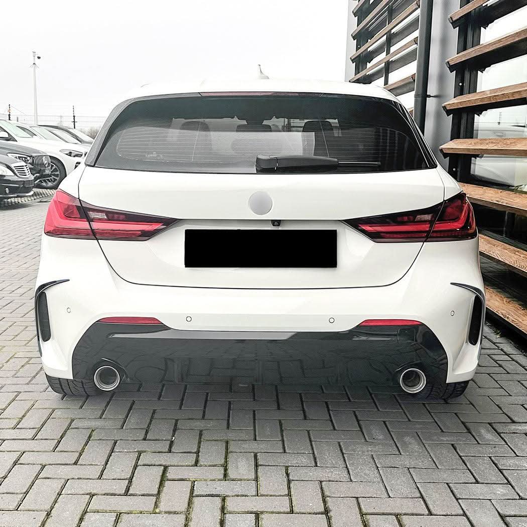 Gloss Black Rear Bumper Trims 1 for BMW F40 1 Series 19-24 - Carbon Factory