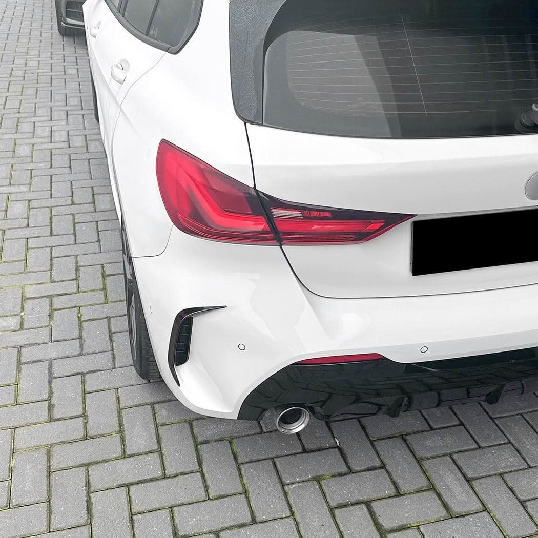 Gloss Black Rear Bumper Trims 1 for BMW F40 1 Series 19-24 - Carbon Factory