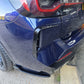Gloss Black Rear Bumper Trims 1 for BMW G01 X3 LCI 22-24 - Carbon Factory