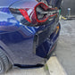 Gloss Black Rear Bumper Trims 1 for BMW G01 X3 LCI 22-24 - Carbon Factory