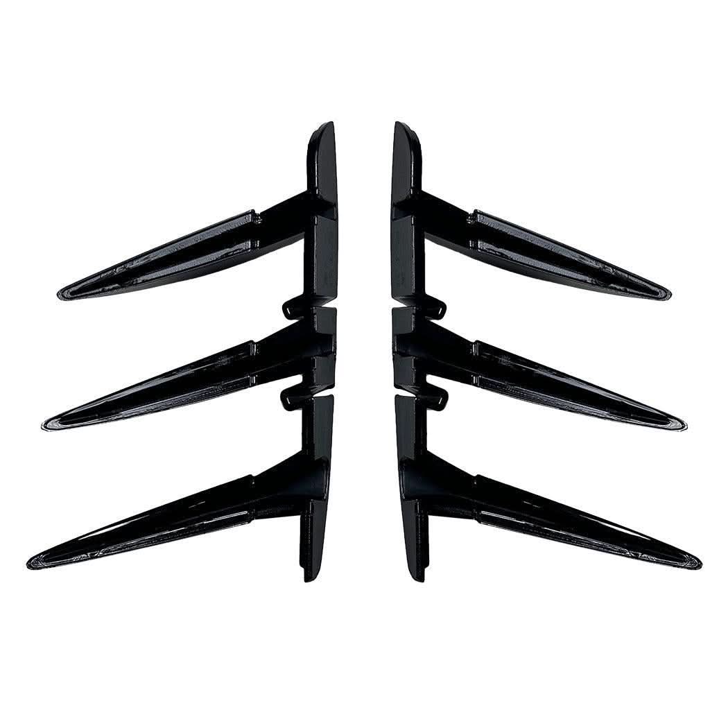 Gloss Black Rear Bumper Trims 2 for BMW F40 1 Series 19-24 - Carbon Factory