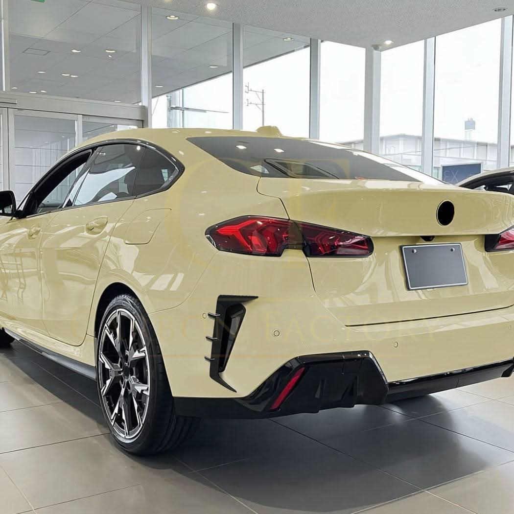 Gloss Black Rear Bumper Trims for BMW F74 2 Series Gran Coupe 25-Present - Carbon Factory