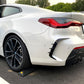 Gloss Black Rear Bumper Trims for BMW G22 G23 4 Series 20-Present - Carbon Factory