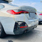 Gloss Black Rear Bumper Trims for BMW G26 4 Series 20-Present - Carbon Factory