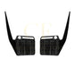 Gloss Black Rear Bumper Trims for BMW G87 M2 23-Present - Carbon Factory
