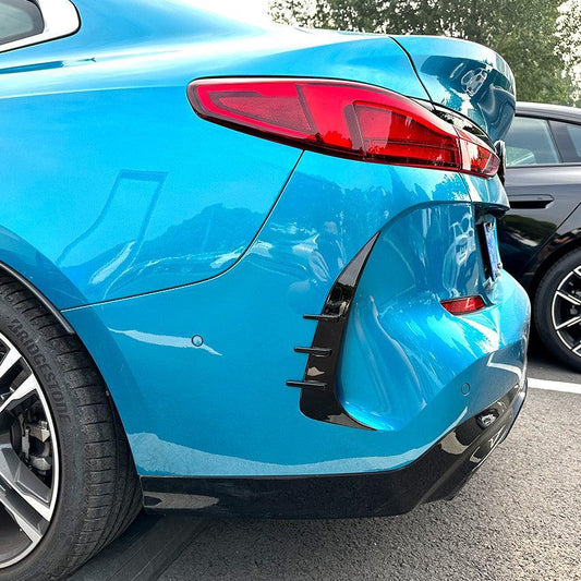 Gloss Black Rear Canards for BMW F44 2 Series 4 Door 20-Present - Carbon Factory