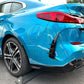Gloss Black Rear Canards for BMW F44 2 Series 4 Door 20-Present - Carbon Factory