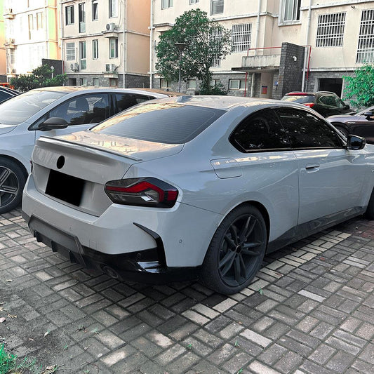 Gloss Black Rear Canards for BMW G42 2 Series Coupe 21-Present - Carbon Factory
