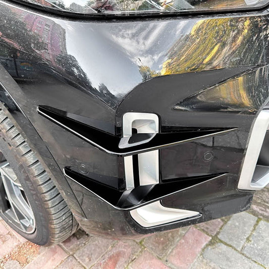 Gloss Black Rear Bumper Trims for BMW G05 X5 LCI 22-25 - Carbon Factory