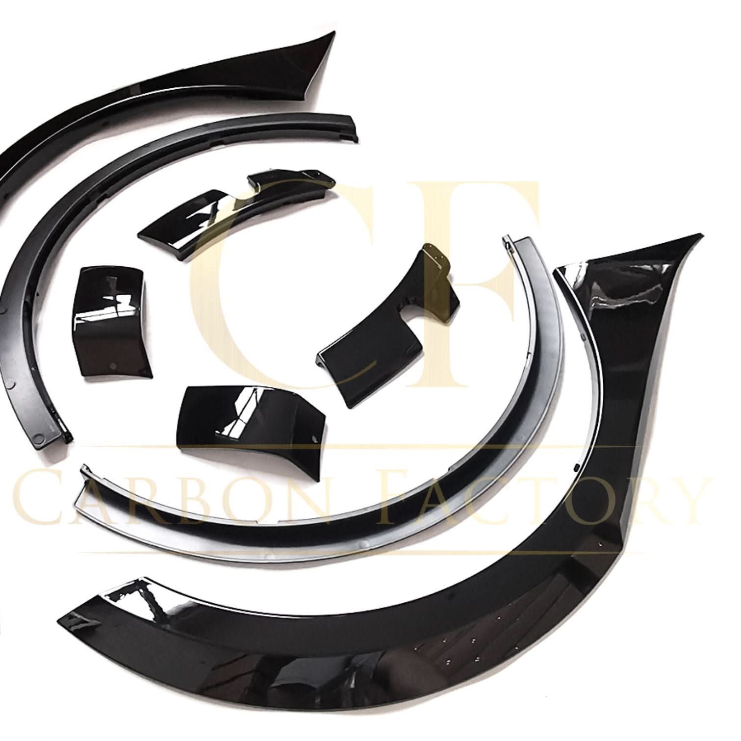 Gloss Black Wheel Fender Arches for Tesla Model 3 19-23 - Carbon Factory