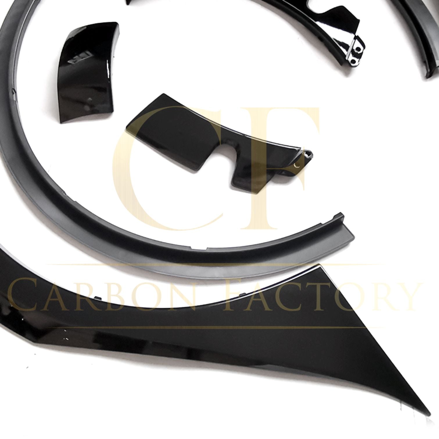 Gloss Black Wheel Fender Arches for Tesla Model 3 19-23 - Carbon Factory