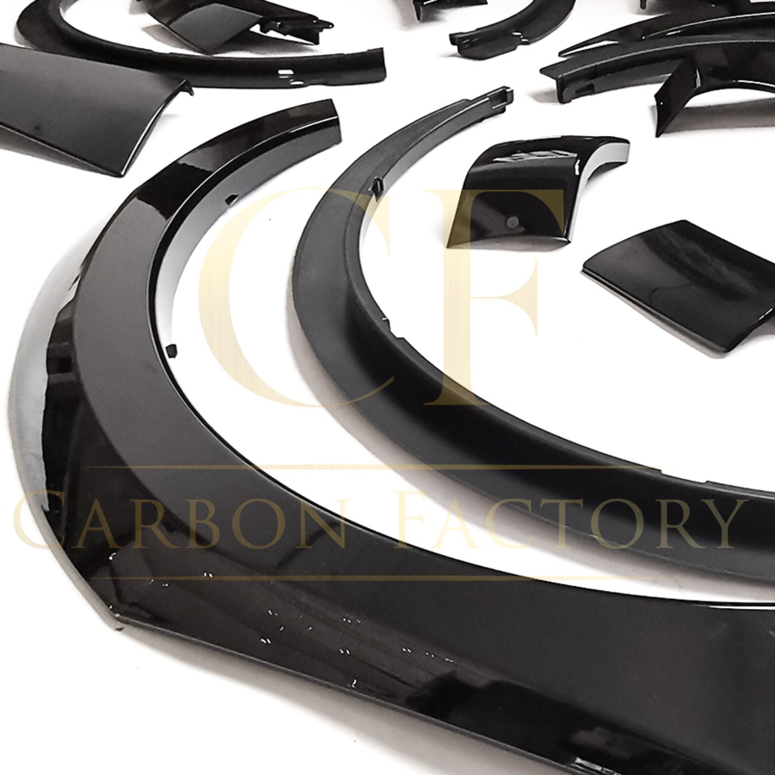 Gloss Black Wheel Fender Arches for Tesla Model 3 19-23 - Carbon Factory