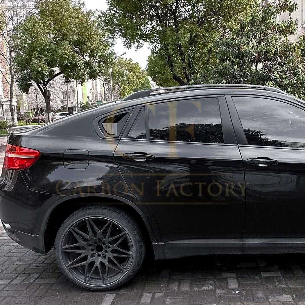Gloss Black Window Louver for BMW E71 X6 08-14 - Carbon Factory