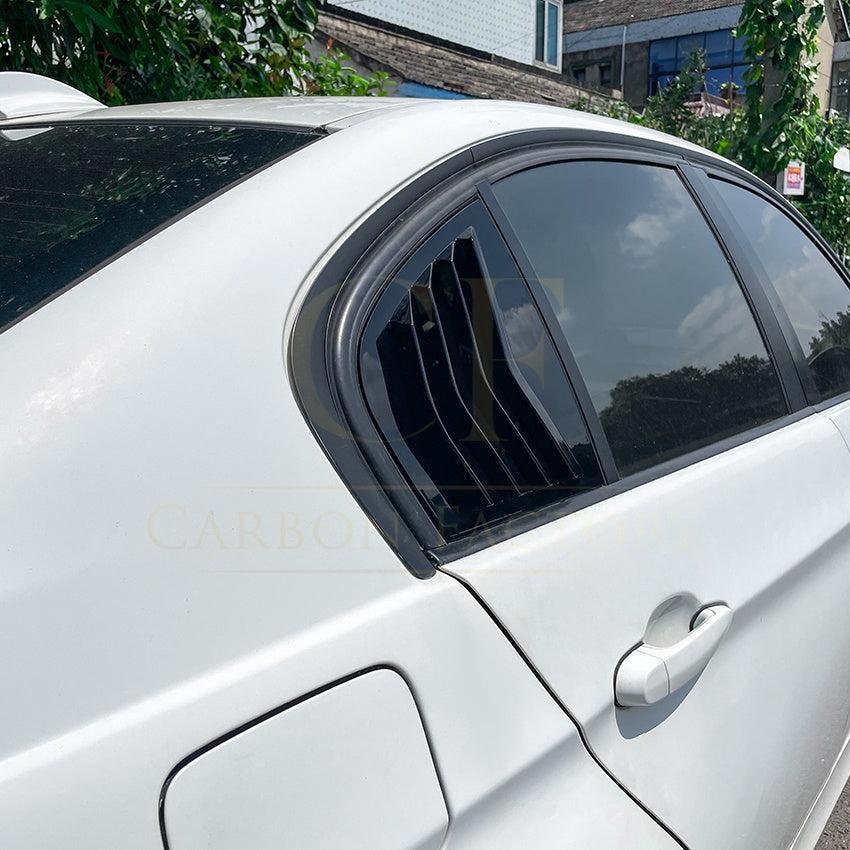 Gloss Black Window Louver Vent for BMW E90 3 Series 05-13 - Carbon Factory