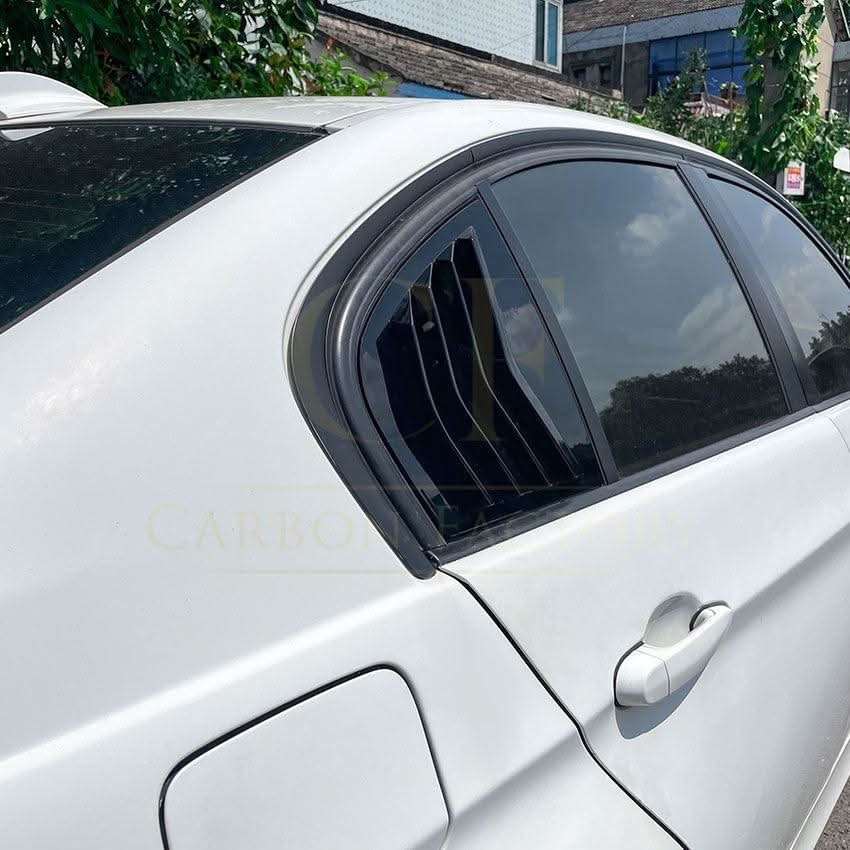 Gloss Black Window Louver Vent for BMW E90 3 Series 05-13 - Carbon Factory