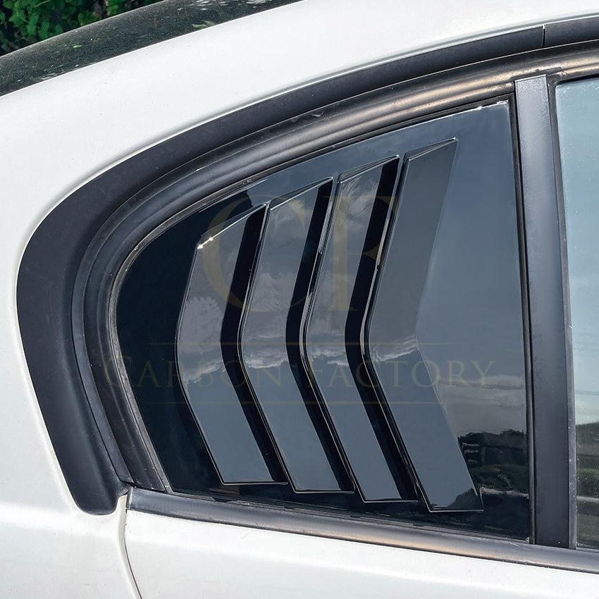 Gloss Black Window Louver Vent for BMW E90 3 Series 05-13 - Carbon Factory