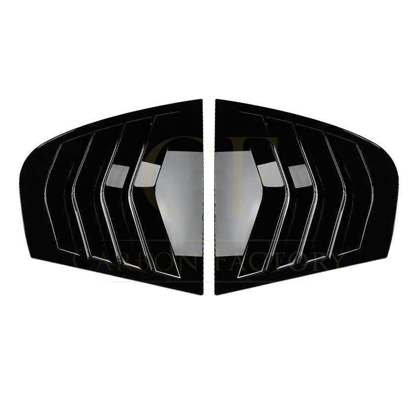 Gloss Black Window Louver Vent for BMW E90 3 Series 05-13 - Carbon Factory