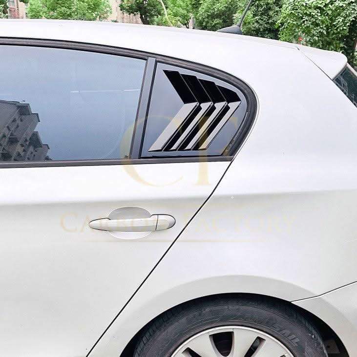 Gloss Black Window Louver Vents for BMW 1 Series E87 2005-2011 - Carbon Factory