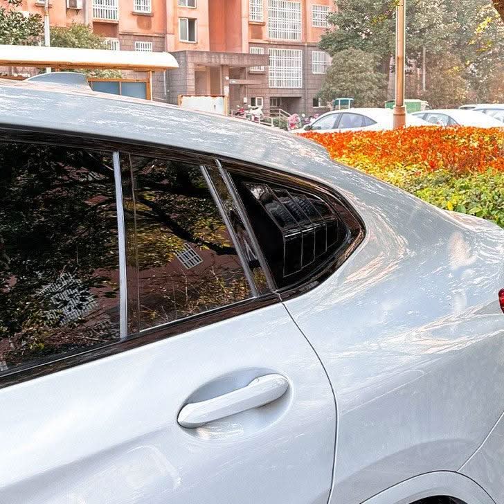 Gloss Black Window Louver Vents for BMW G02 X4 18-24 - Carbon Factory