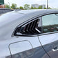 Gloss Black Window Louver Vents for BMW G26 4 Series 20-Present - Carbon Factory