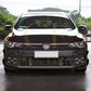 RZ Style Gloss Black Front Bumper Trims for VW Golf MK8 GTI / R-LINE 21-23 - Carbon Factory