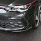 RZ Style Gloss Black Front Bumper Trims for VW Golf MK8 GTI / R-LINE 21-23 - Carbon Factory
