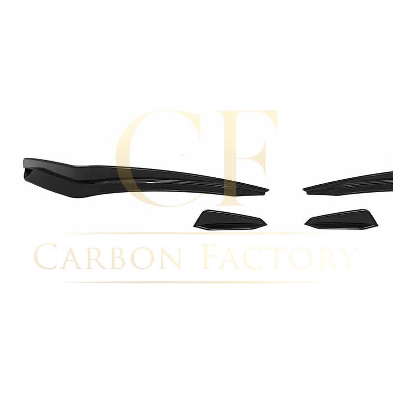 RZ Style Gloss Black Front Bumper Trims for VW Golf MK8 GTI / R-LINE 21-23 - Carbon Factory