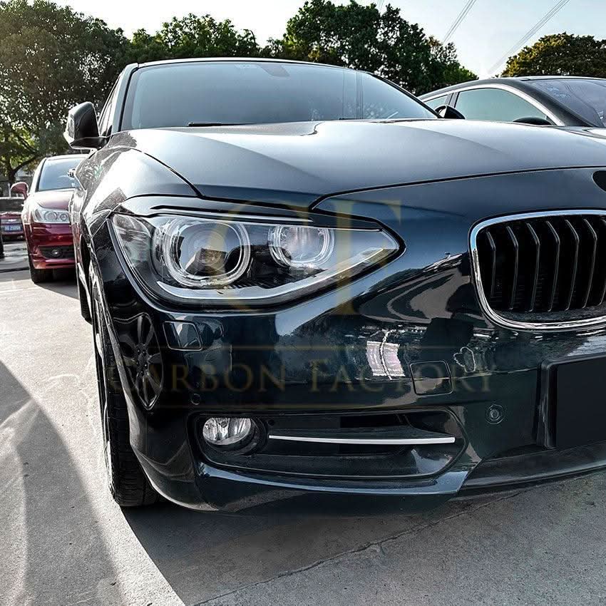 Gloss Black Headlight Trims for BMW F20 F21 1 Series M Sport 11-19 - Carbon Factory