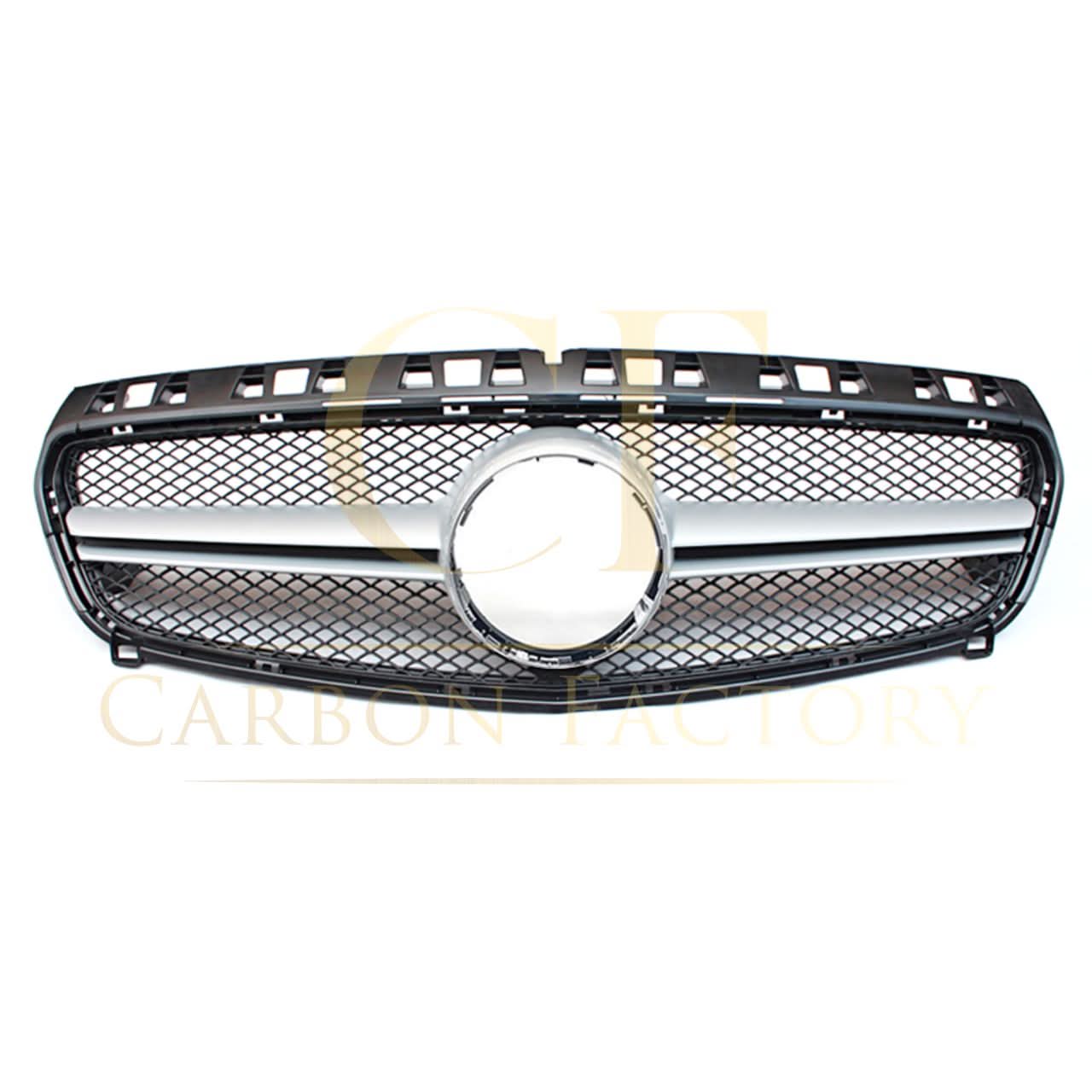 AMG Style Silver Front Grille for Mercedes Benz W176 A Class 12-15 - Carbon Factory