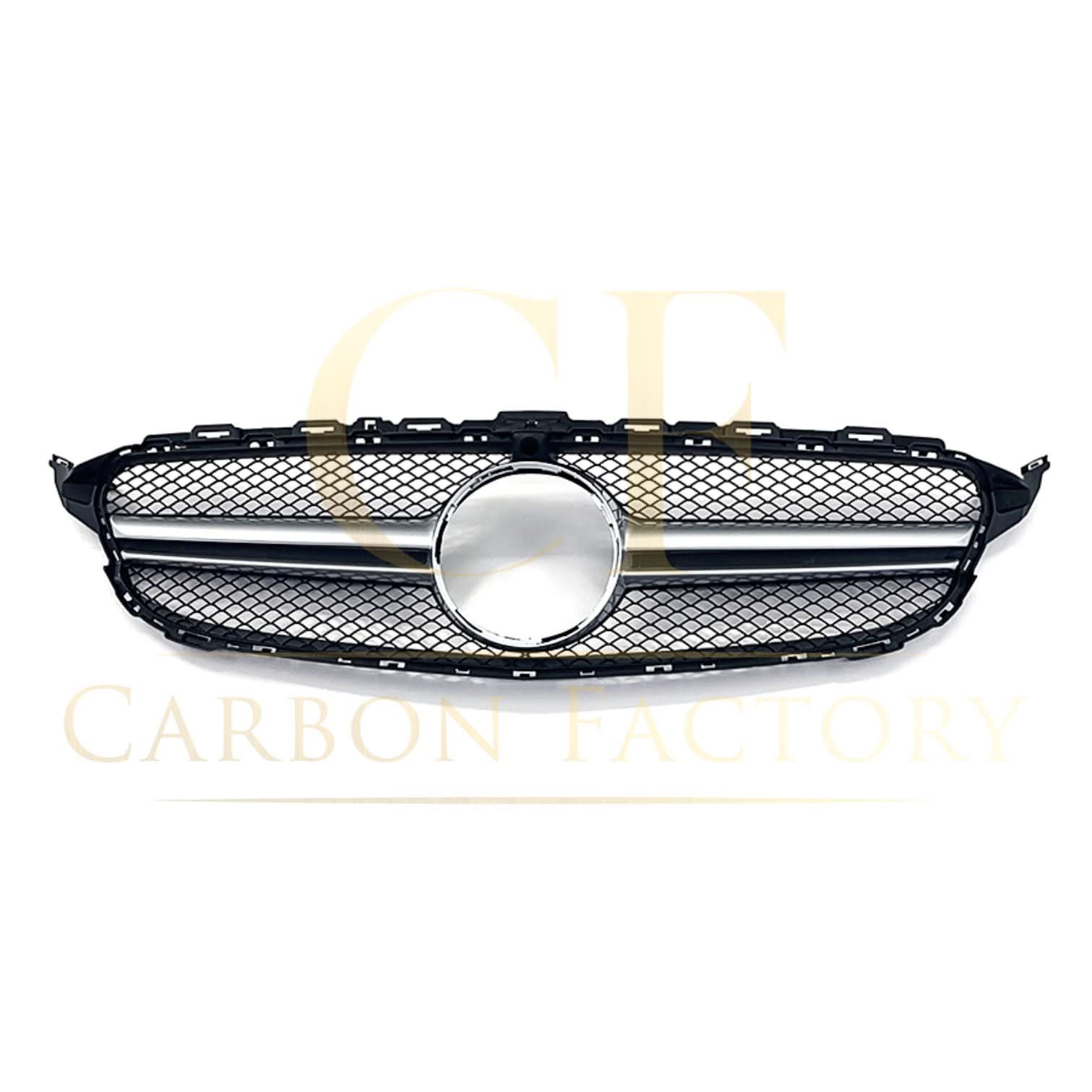AMG Style Front Grille for Mercedes Benz W205 C Class 14-18 - Carbon Factory