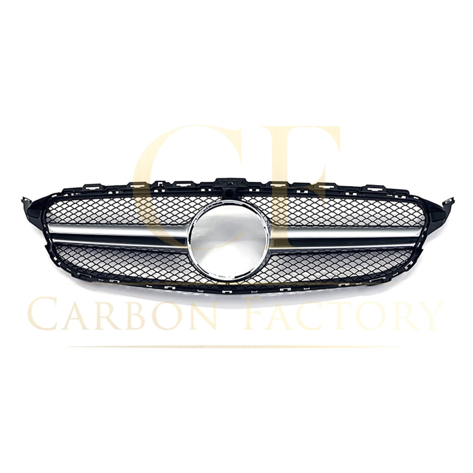 AMG Style Front Grille for Mercedes Benz W205 C Class 14-18 - Carbon Factory