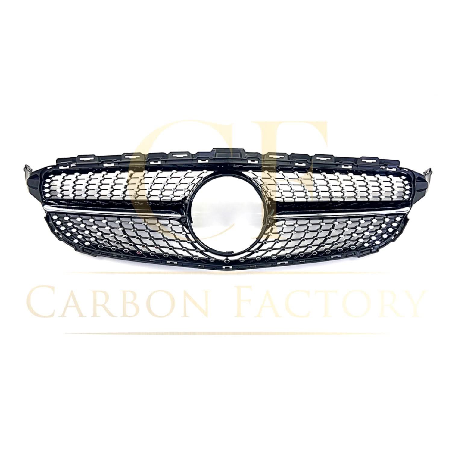 Diamond Style Front Grille for Mercedes Benz W205 C Class 14-18 - Carbon Factory