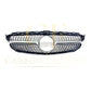 Diamond Style Front Grille for Mercedes Benz W205 C Class 14-18 - Carbon Factory