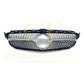 Diamond Style Front Grille for Mercedes Benz W205 C Class 19-22 - Carbon Factory