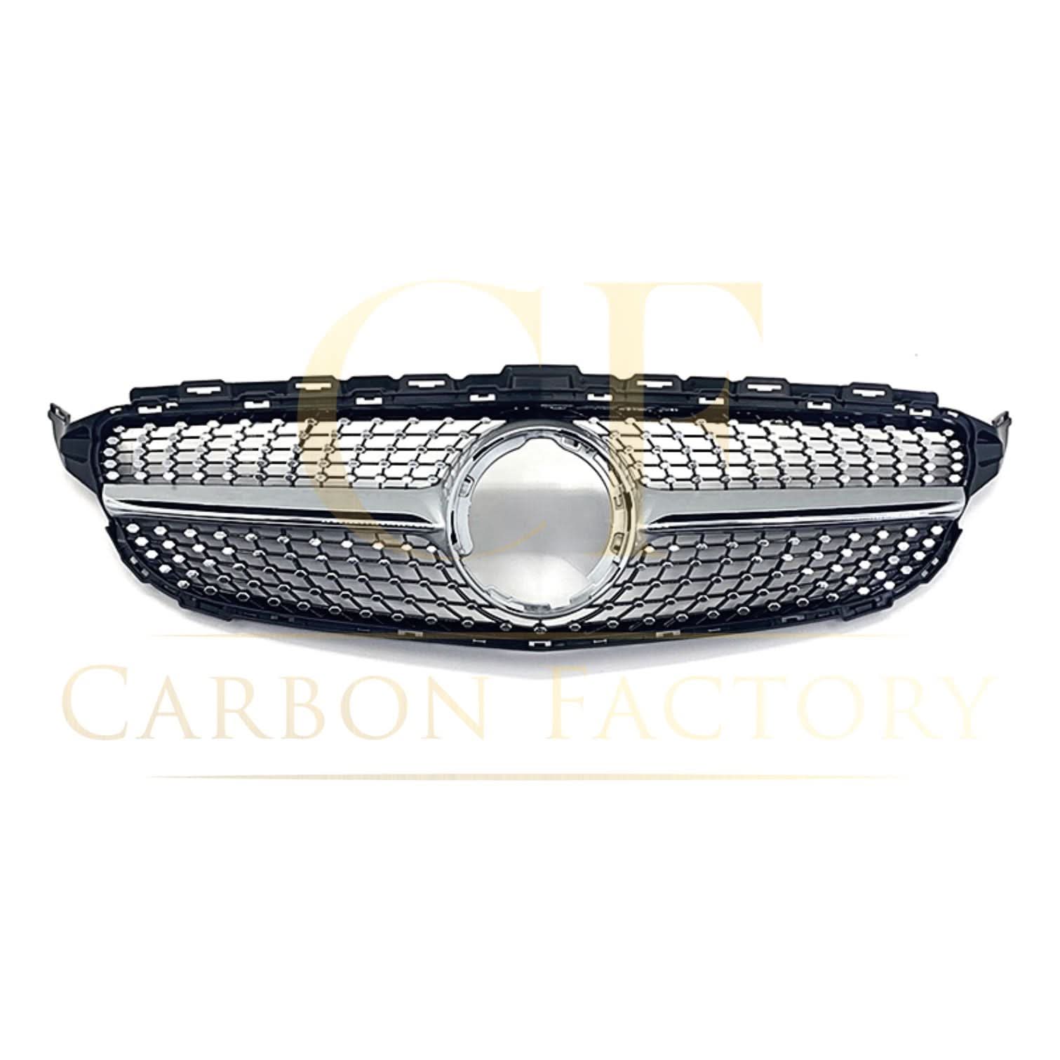 Diamond Style Front Grille for Mercedes Benz W205 C Class 19-22 - Carbon Factory