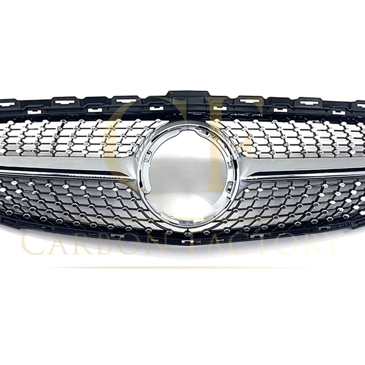 Diamond Style Front Grille for Mercedes Benz W205 C Class 19-22 - Carbon Factory