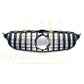 GT Style Silver Front Grille for Mercedes Benz W205 C Class 19-21 - Carbon Factory