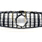 GT Style Silver Front Grille for Mercedes Benz W205 C Class 19-21 - Carbon Factory