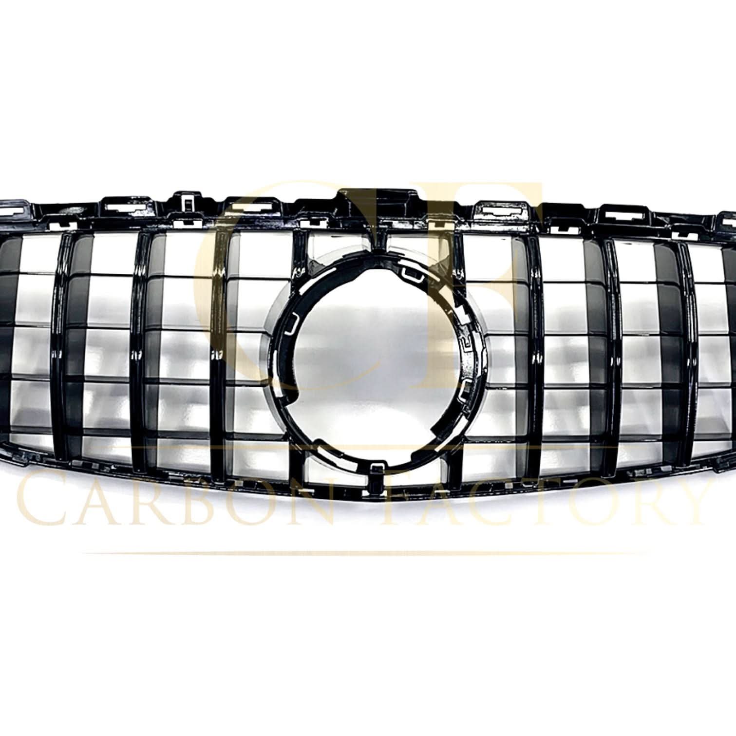 GT Style Silver Front Grille for Mercedes Benz W205 C Class 19-21 - Carbon Factory
