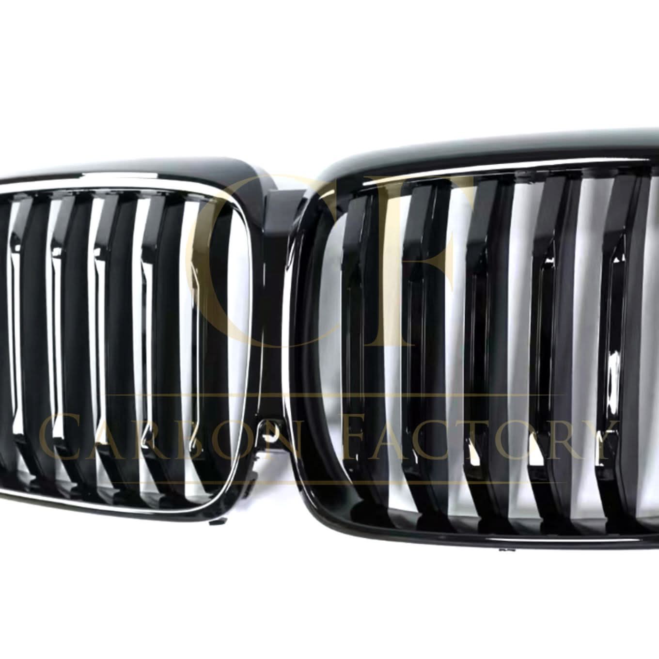 Gloss Black Front Grille for BMW G05 X5 LCI 23-Present - Carbon Factory