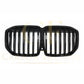 Single Slat Gloss Black Front Grille for BMW G07 X7 LCI 23-25 - Carbon Factory